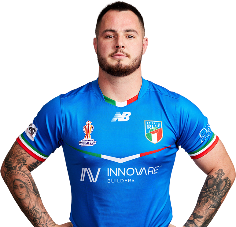 Official Rugby League World Cup profile of Ryan King for Italy | NRL.com